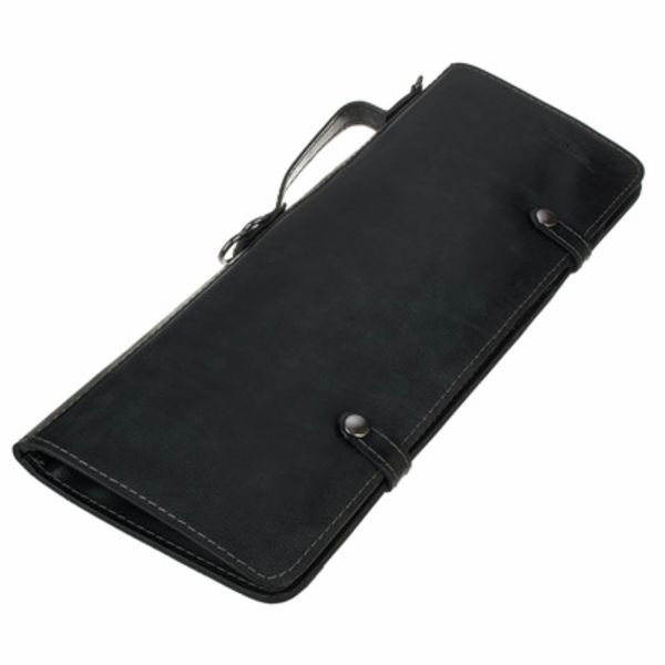 Leather Stick Bag Black
