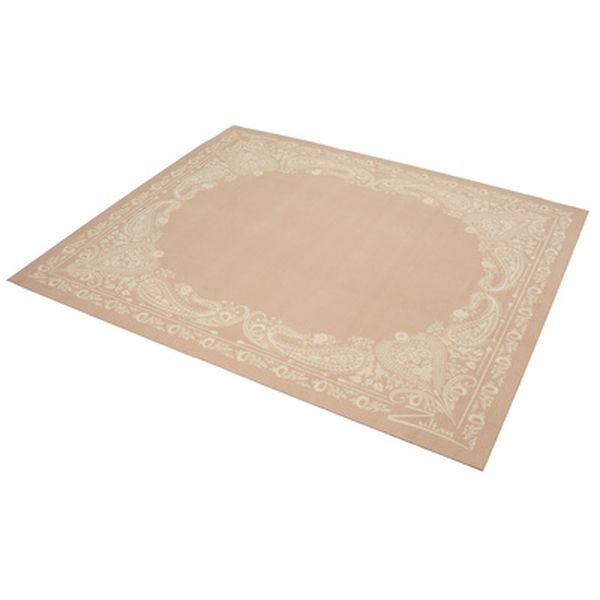 Drum Rug Velvet Beige